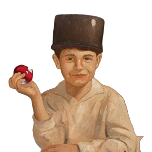 staff, face, hat, jewelry transparent PNG cut-out