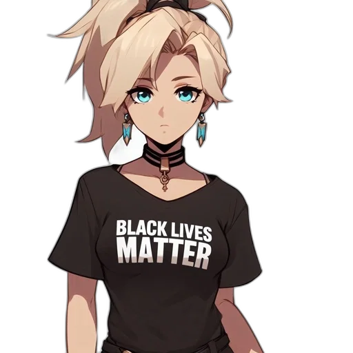 dress, hair, anime, pixel art transparent PNG cut-out