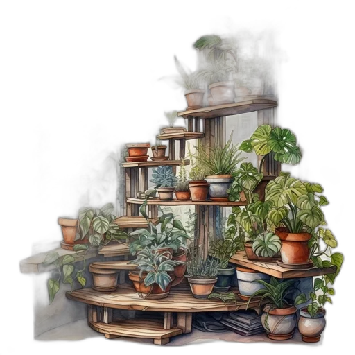 furniture, building, concept art, photorealistic transparent PNG cut-out
