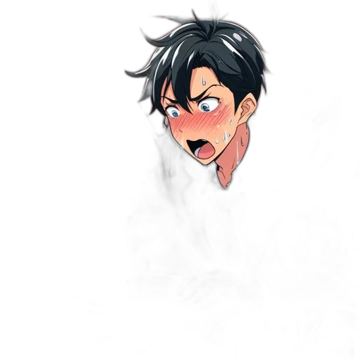 face, creature, mask, anime transparent PNG cut-out