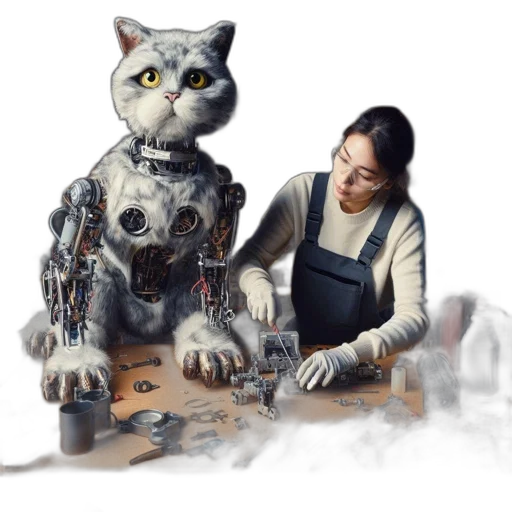 robot, animal, creature, concept art transparent PNG cut-out