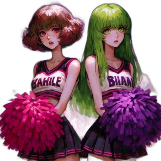 hair, concept art, anime, pixel art transparent PNG cut-out