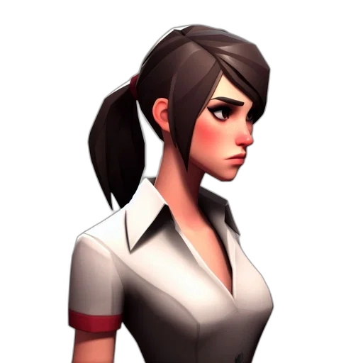 staff, face, jacket, dress transparent PNG cut-out