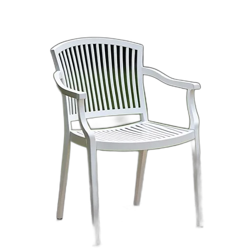 furniture, 3d render, photorealistic, monochrome transparent PNG cut-out