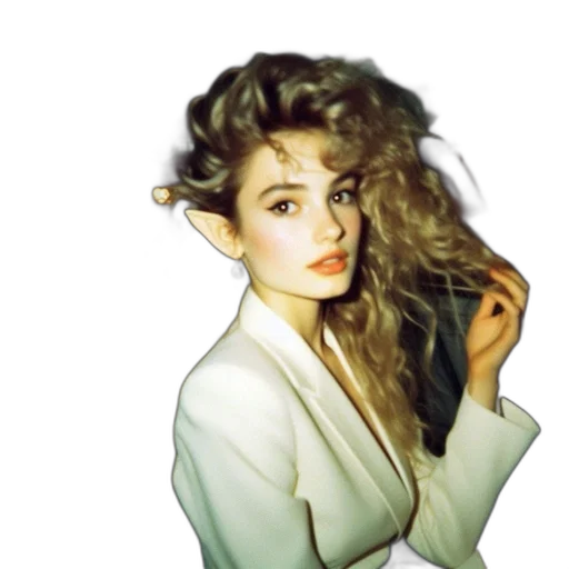 hair, jacket, face, crown transparent PNG cut-out