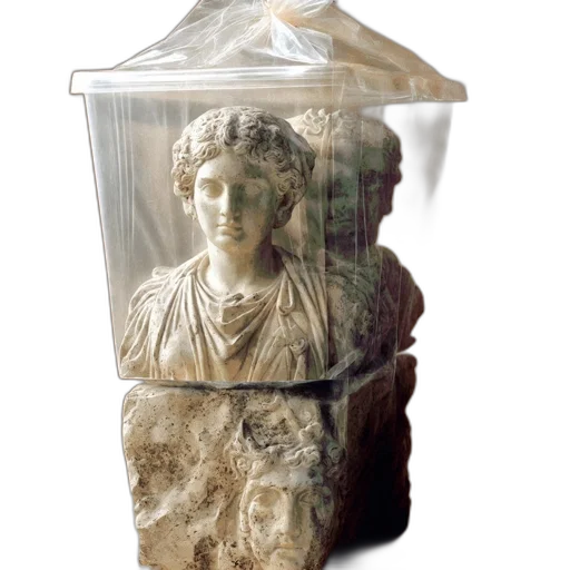 face, bottle, dress, photorealistic transparent PNG cut-out