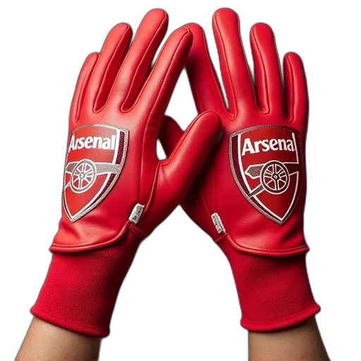 weapon, arsenal, football, gloves transparent PNG cut-out
