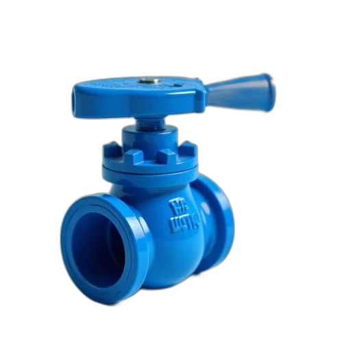 blue, plastic, valve, handle transparent PNG cut-out