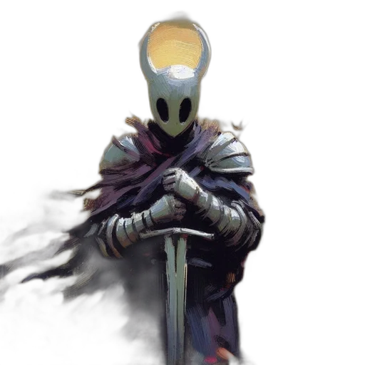 mask, sword, staff, robot transparent PNG cut-out