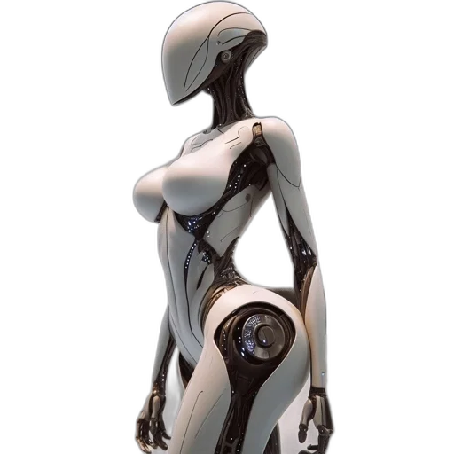 robot, dress, jewelry, concept art transparent PNG cut-out