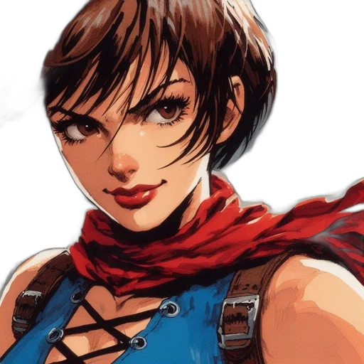 comic book art, concept art, anime, fantasy art transparent PNG cut-out