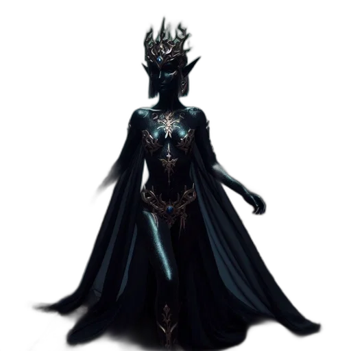 dress, crown, mask, staff transparent PNG cut-out