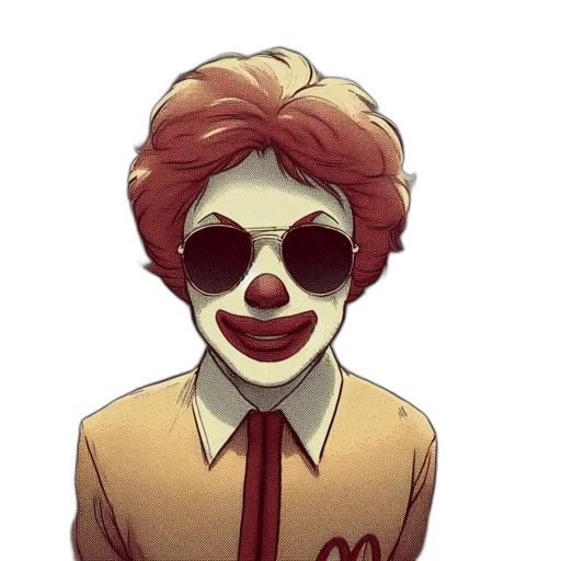 mask, face, creature, comic book art transparent PNG cut-out
