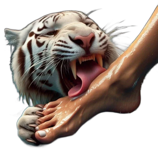 animal, creature, photorealistic, oil painting transparent PNG cut-out