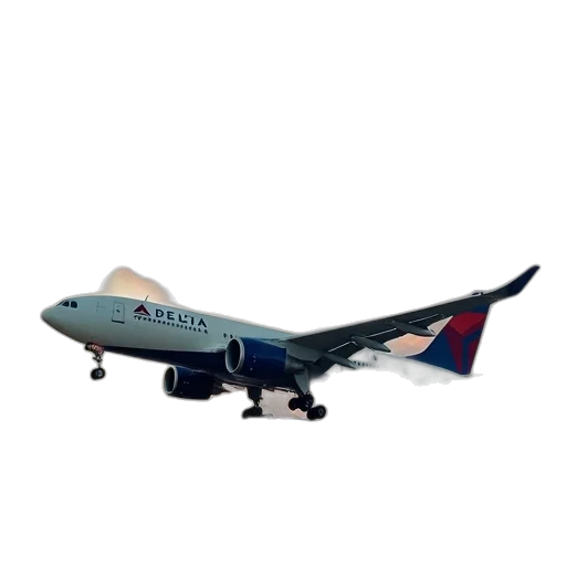 staff, 3d render, delta, airplane transparent PNG cut-out