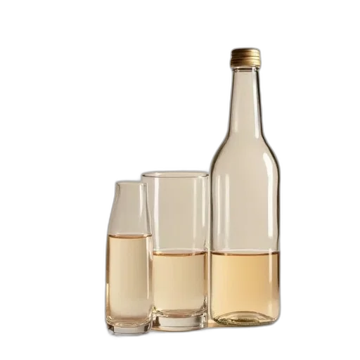 bottle, empty, glass, vector transparent PNG cut-out