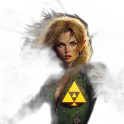 fantasy art, concept art, comic book art, pixel art transparent PNG cut-out