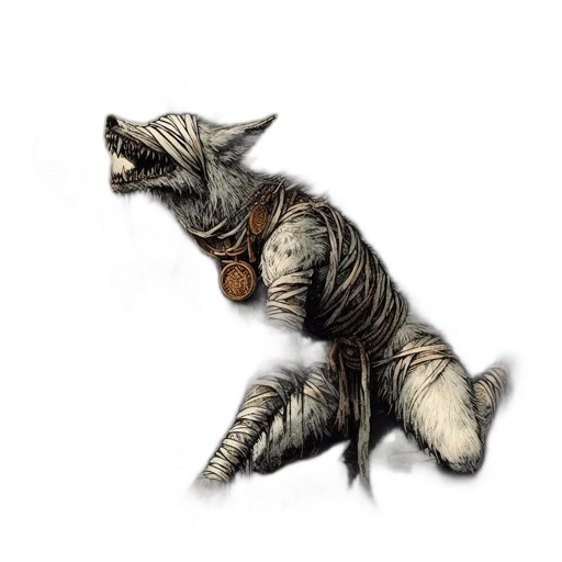 creature, animal, dragon, staff transparent PNG cut-out