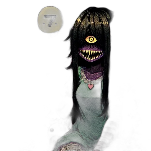 creature, mask, face, staff transparent PNG cut-out