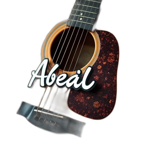 animal, 3d render, photorealistic, guitar transparent PNG cut-out