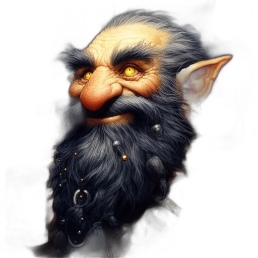 face, staff, dragon, creature transparent PNG cut-out