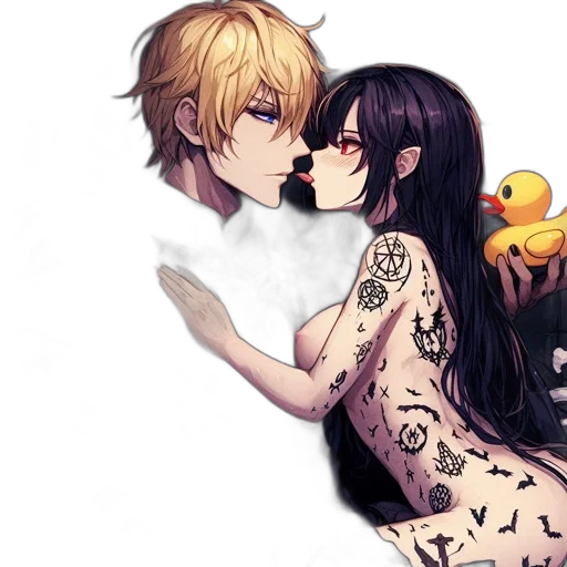 pixel art, anime, watercolor, fantasy art transparent PNG cut-out