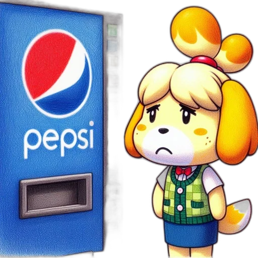 animal, food, staff, pixel art transparent PNG cut-out