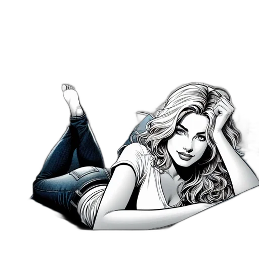 comic book art, cartoon, pixel art, photorealistic transparent PNG cut-out