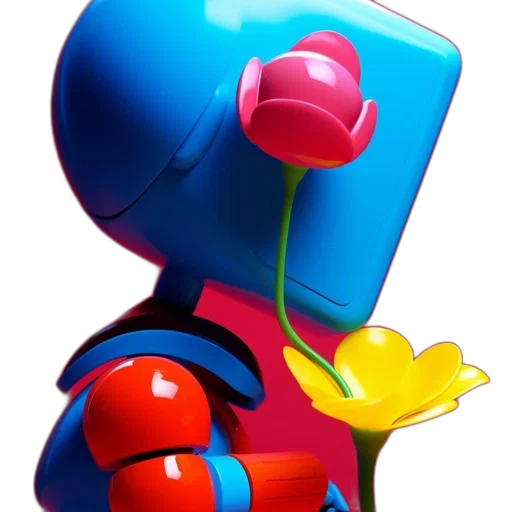 robot, mask, weapon, staff transparent PNG cut-out