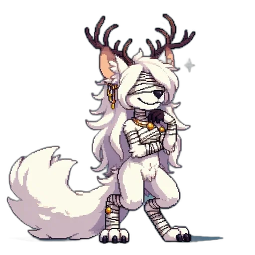 staff, creature, animal, crown transparent PNG cut-out