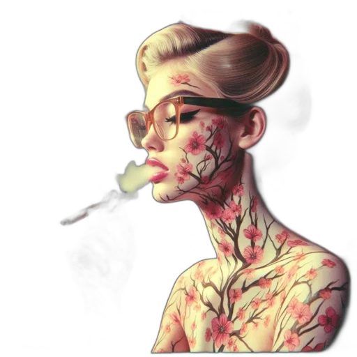 face, mask, watercolor, concept art transparent PNG cut-out