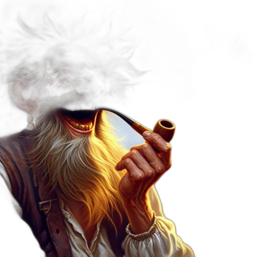 mask, hat, hair, staff transparent PNG cut-out