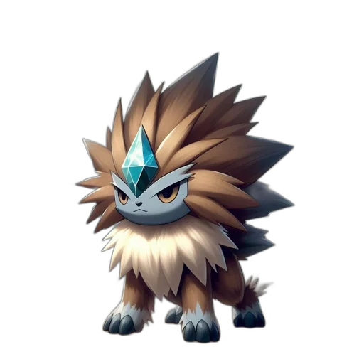 creature, animal, hair, staff transparent PNG cut-out
