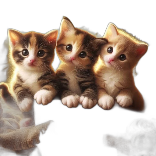 animal, photorealistic, oil painting, 3d render transparent PNG cut-out