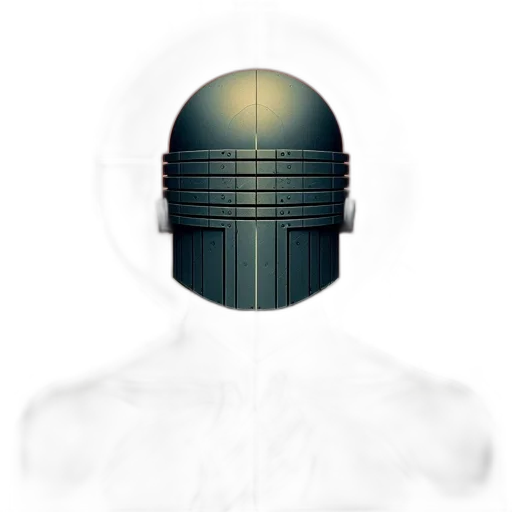 robot, mask, staff, hat transparent PNG cut-out