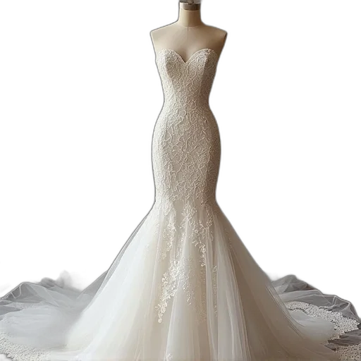 dress, 3d render, photorealistic, nice transparent PNG cut-out