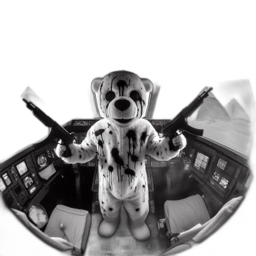 robot, mask, animal, staff transparent PNG cut-out