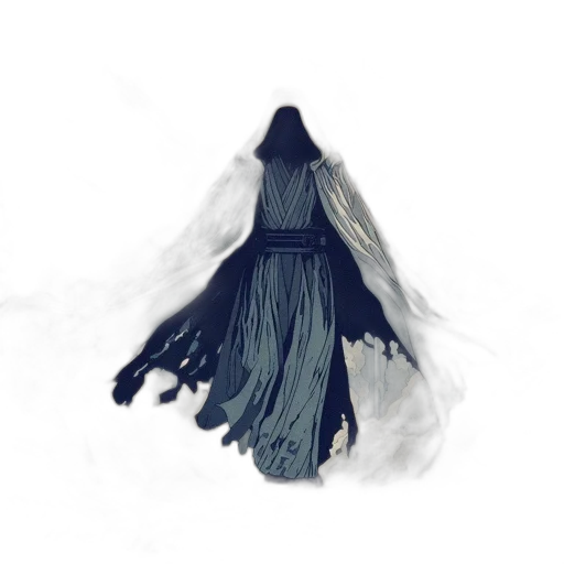 dress, creature, mask, jacket transparent PNG cut-out