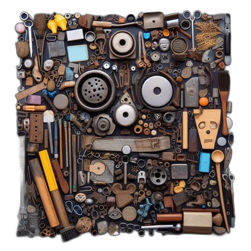 robot, furniture, jewelry, weapon transparent PNG cut-out
