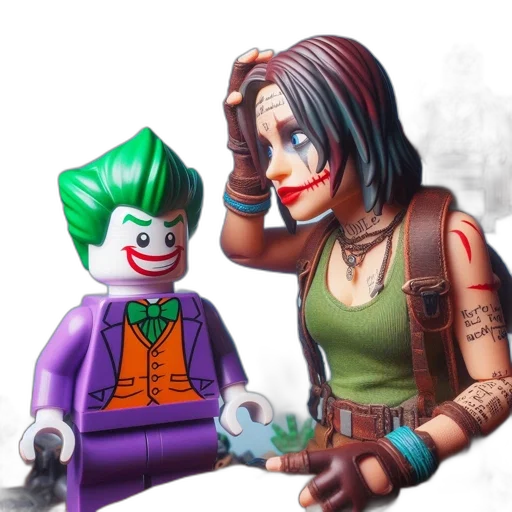 concept art, comic book art, 3d render, pixel art transparent PNG cut-out
