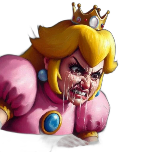 crown, face, creature, weapon transparent PNG cut-out
