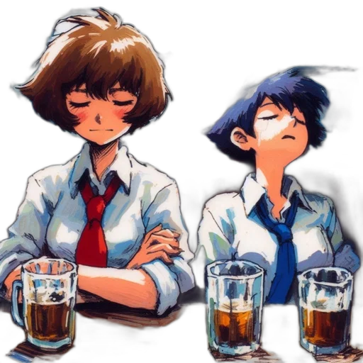 food, anime, watercolor, pixel art transparent PNG cut-out