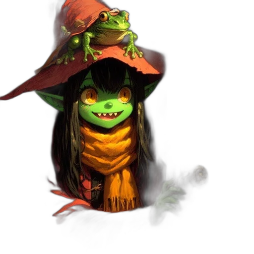 mask, hat, staff, dragon transparent PNG cut-out