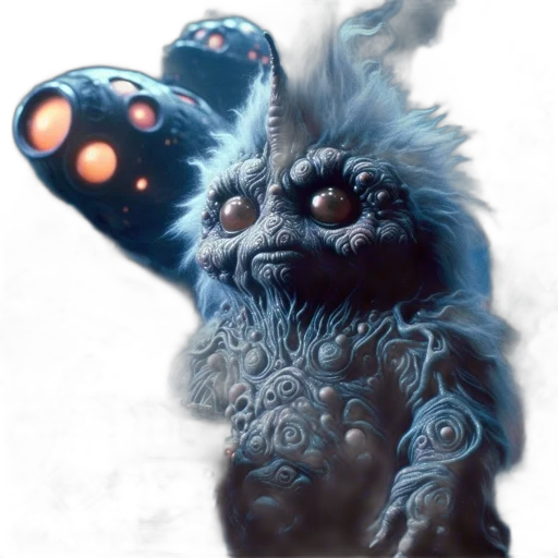 creature, mask, animal, staff transparent PNG cut-out