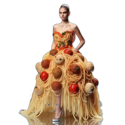 dress, food, creature, jewelry transparent PNG cut-out