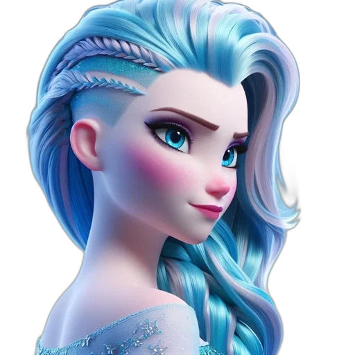 face, crown, 3d render, fantasy art transparent PNG cut-out