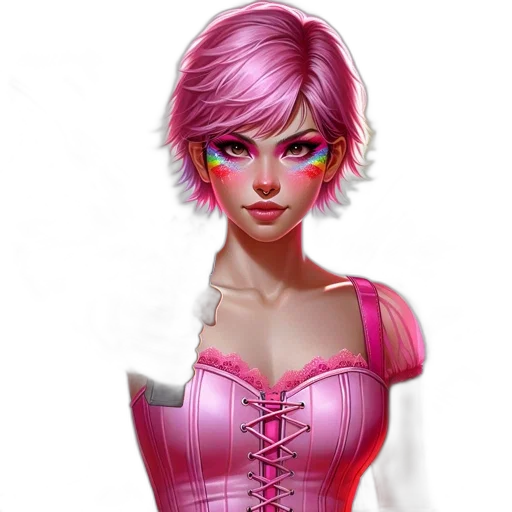 dress, fantasy art, concept art, comic book art transparent PNG cut-out