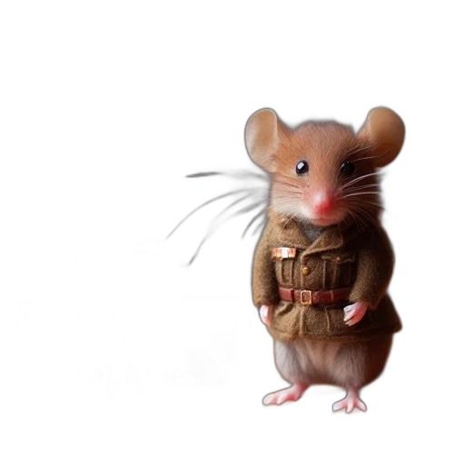animal, jacket, 3d render, concept art transparent PNG cut-out