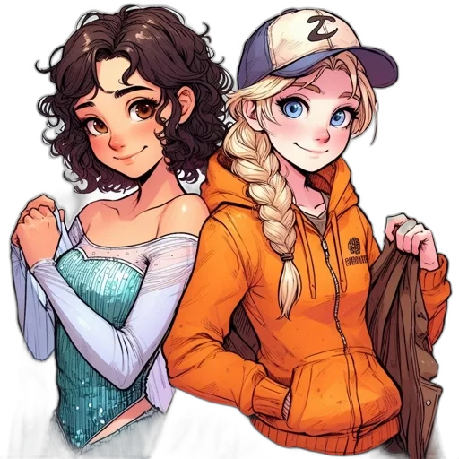 jacket, dress, staff, anime transparent PNG cut-out