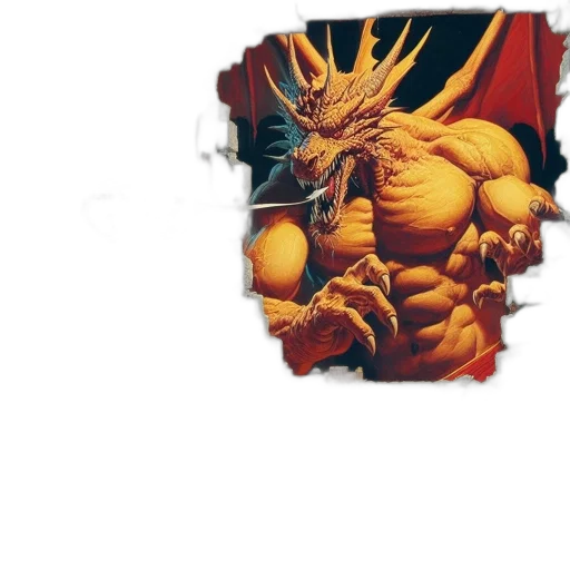 dragon, creature, weapon, mask transparent PNG cut-out